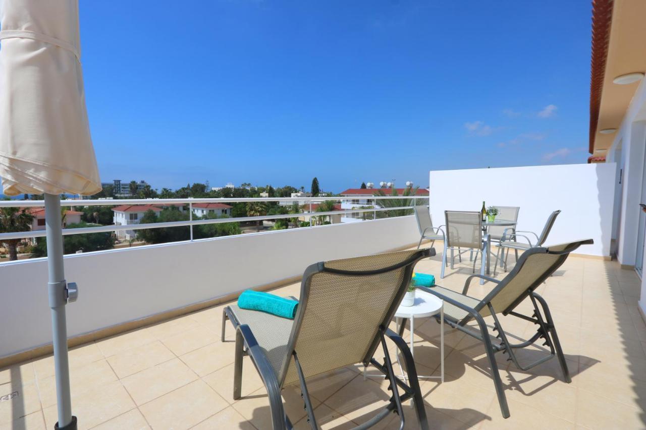 Nissi 3 Amazing Sea View Apartment Ayia Napa Ngoại thất bức ảnh